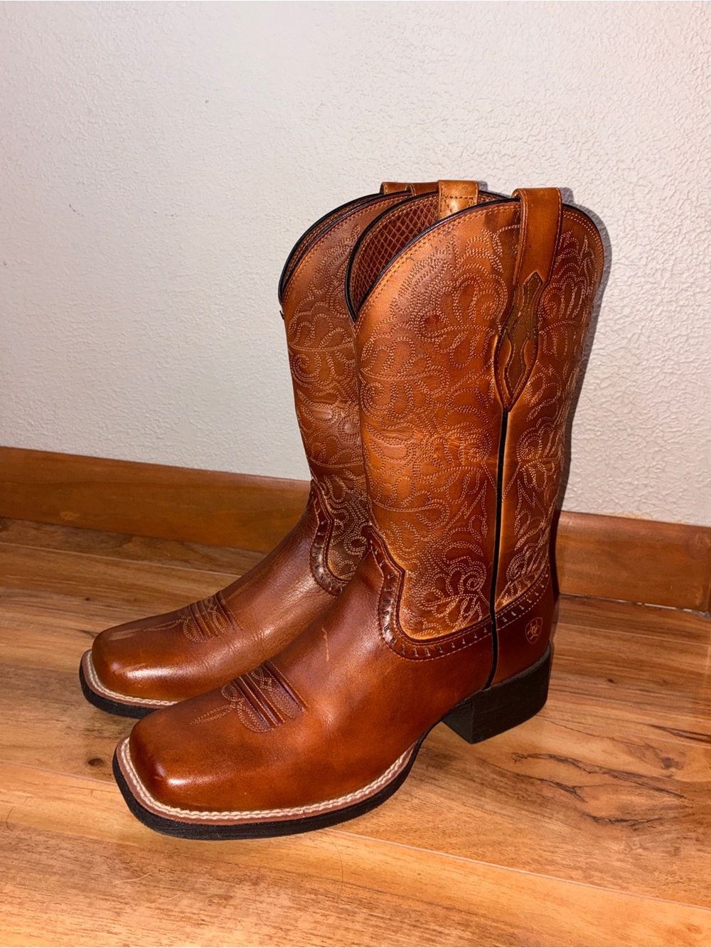Ariat Women’s Round Up Remuda Western Boots Cowboy Cowgirl, brown - size 7 B
